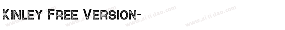Kinley Free Version字体转换